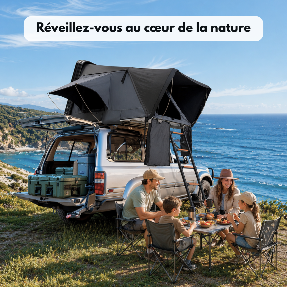 Tente de toit voiture 4 places