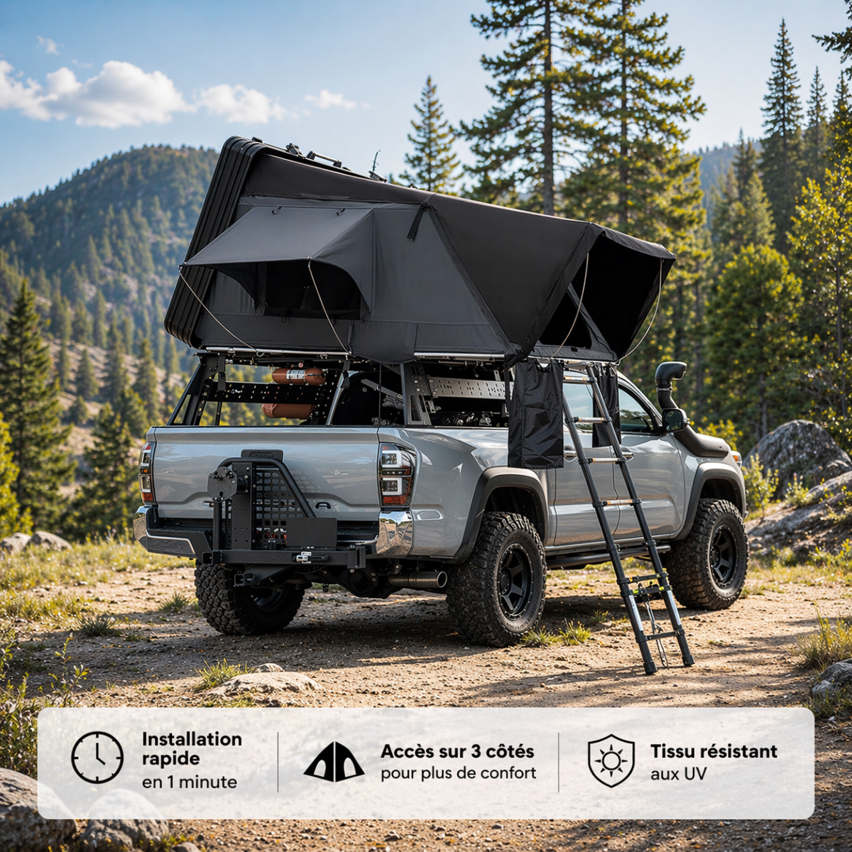 Tente de toit voiture 4 places