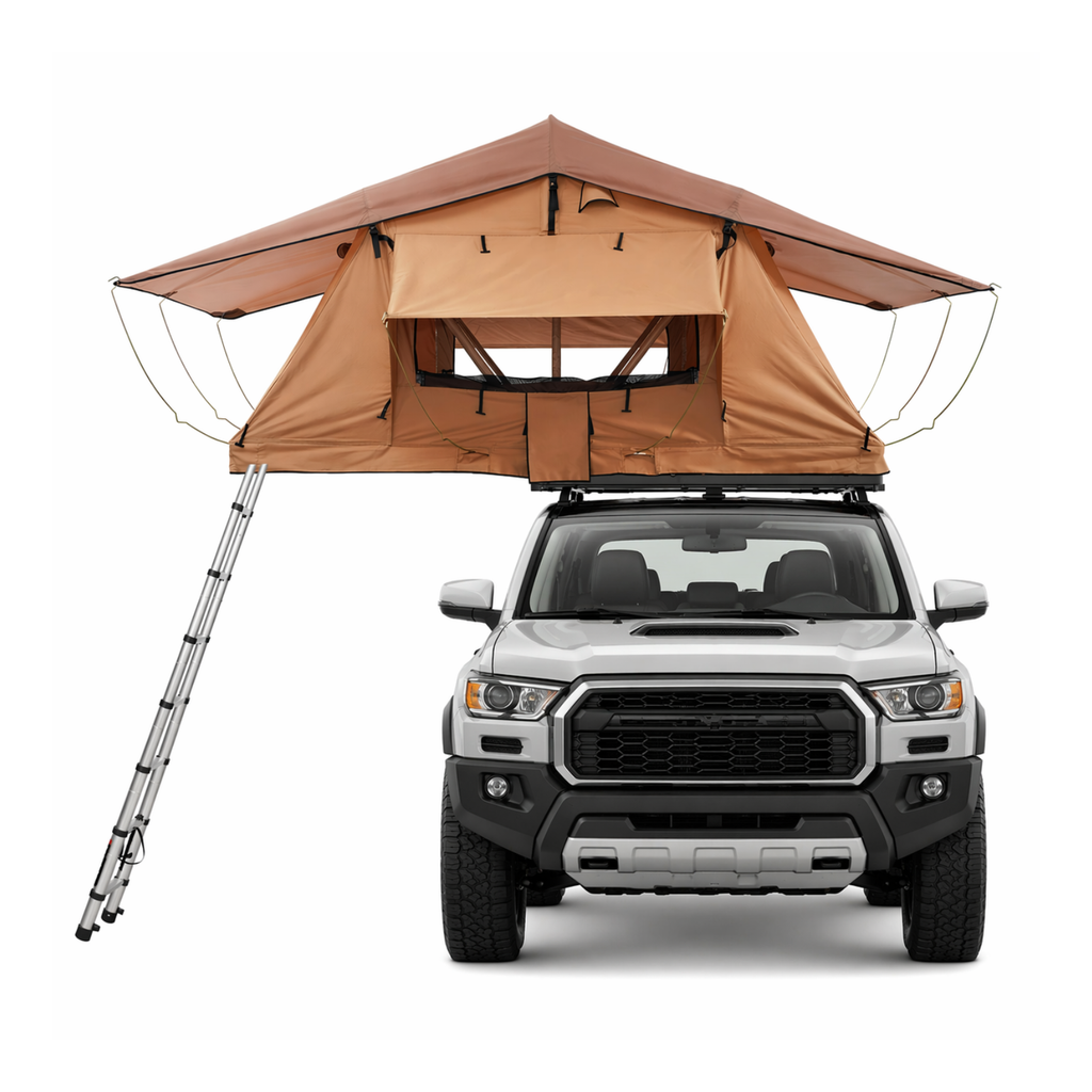 Tente de toit voiture 3 places – Format XL (340 x 310 cm)