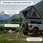 Tente de toit voiture 3 places – Format compact