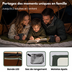 Tente de toit voiture 3 places – Format standard (336 x 265 cm)