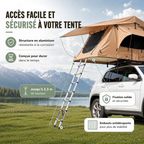 Tente de toit voiture 3 places – Format standard (336 x 265 cm)