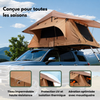 Tente de toit voiture 3 places – Format standard (336 x 265 cm)