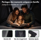 Tente de toit voiture 3 places – Format compact