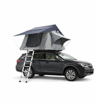 Tente de toit extensible 3 places avec espace au sol - Gris